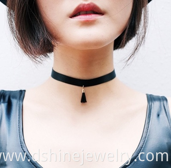 velvet choker, choker necklace, assel choker 